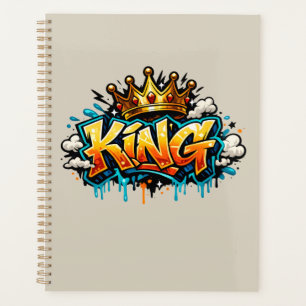 Crowned Street King Graffiti Planner