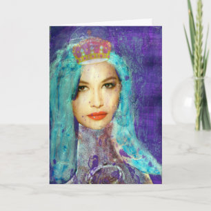 Crowned Zetti Girl Card