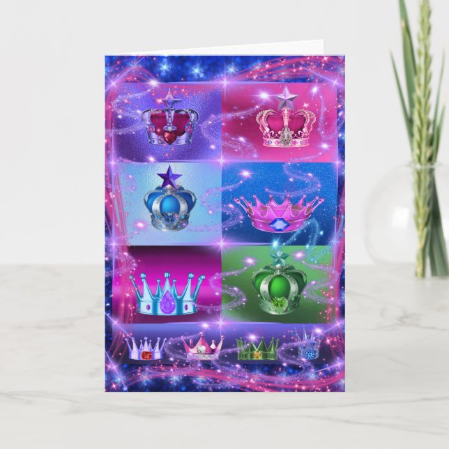Crowning Rewards Greeting Card (Front)