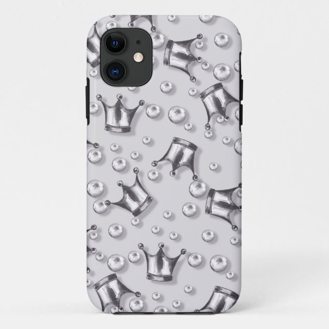 Crowns and pearls Case-Mate iPhone case (Back)