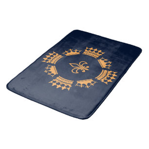 CROWNS KING QUEEN BATH MAT
