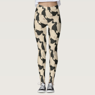 Crows and Heart Leggings