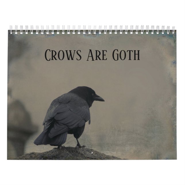 Crows Are Goth Calendar (Cover)