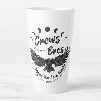Crows before Bros latte mug