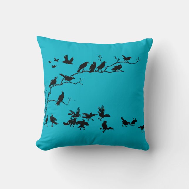 Crows Cushion (Front)