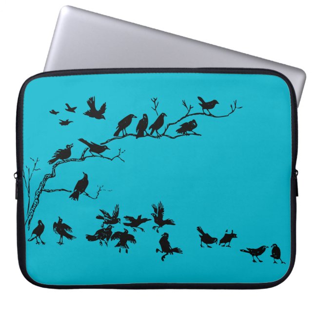 Crows Laptop Sleeve (Front)