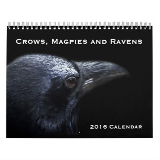 Crows, Magpies and Ravens 2016 Calendar