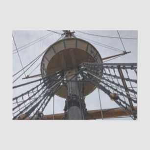 crows nest sail ship tissue paper