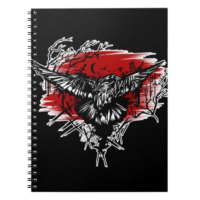 Crows Night Notebook (Front)