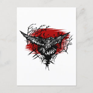 Crows Night Postcard