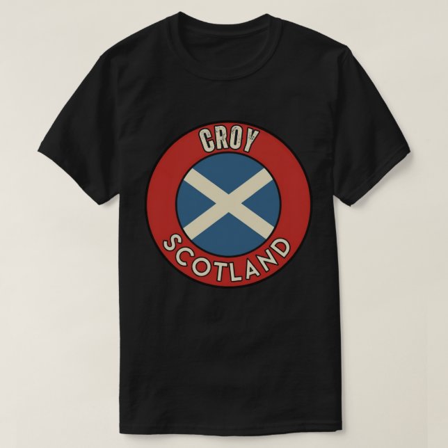 Croy, Scotland T-Shirt (Design Front)