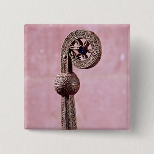 Crozier of St. Robert, c.1100 15 Cm Square Badge