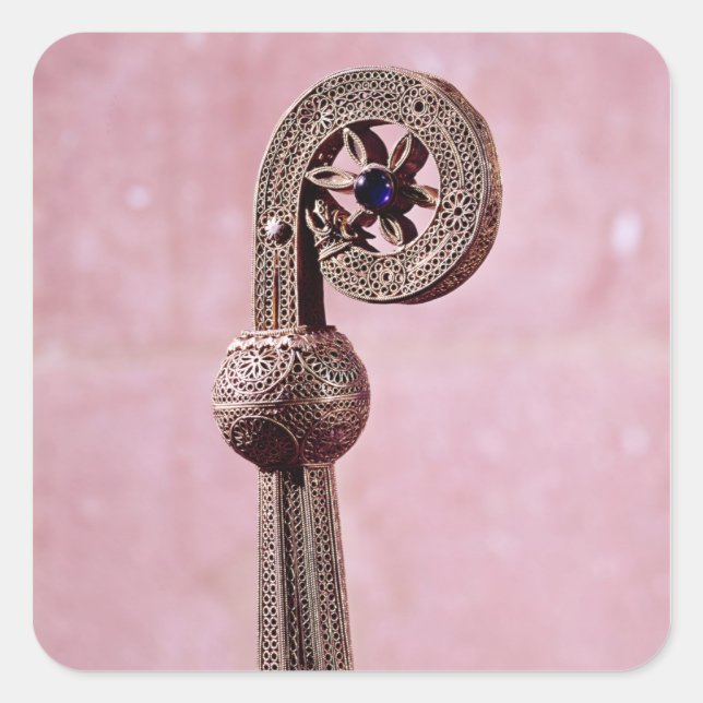 Crozier of St. Robert, c.1100 Square Sticker (Front)