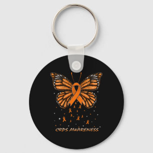Crps Awareness Butterfly Key Ring