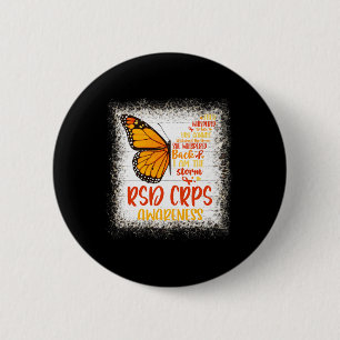 Crps Awareness Complex Regional Pain Syndrome Butt 6 Cm Round Badge