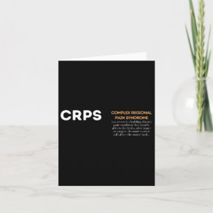 Crps Awareness - Complex Regional Pain Syndrome Card