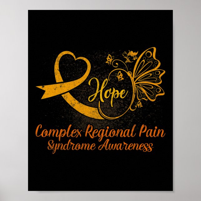 CRPS Awareness Complex Regional Pain Syndrome Nove Poster (Front)