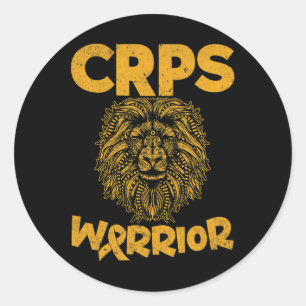 Crps Awareness Complex Regional Pain Syndrome Warr Classic Round Sticker