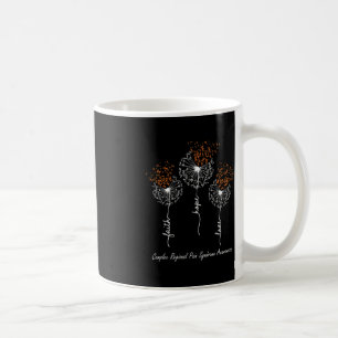 CRPS Awareness Faith Hope Love Dandelion Coffee Mug