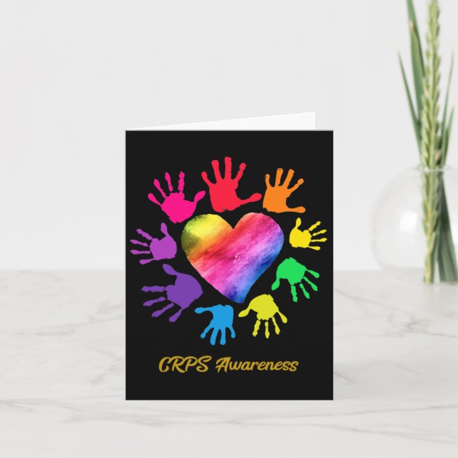 Crps Awareness Hands Crps Gift  Card (Front)