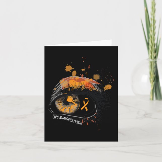 CRPS Awareness Month Complex Regional Pain Syndrom Card (Front)