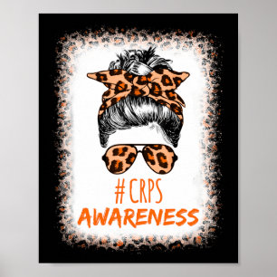 Crps Awareness Month Orange Ribbon Poster