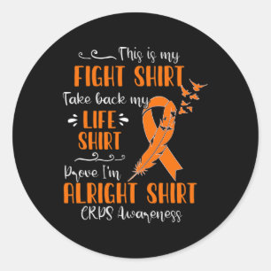 Crps Awareness My Fight Classic Round Sticker