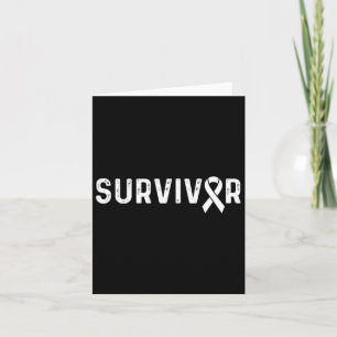 Crps Awareness Orange Ribbon Survivor 1 Card