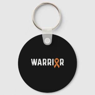 Crps Awareness Orange Ribbon Warrior Key Ring