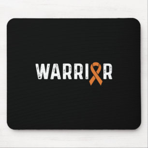 Crps Awareness Orange Ribbon Warrior Mouse Pad