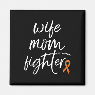 Crps Awareness Orange Ribbon Wife Mum Fighter  Magnet