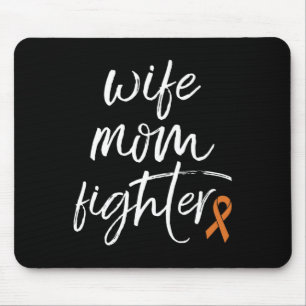 Crps Awareness Orange Ribbon Wife Mum Fighter Mouse Pad