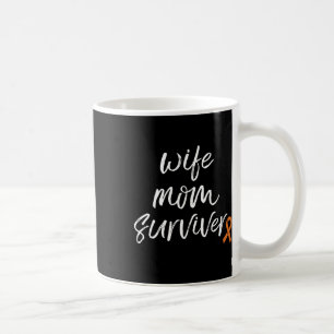 Crps Awareness Orange Ribbon Wife Mum Survivor Coffee Mug