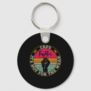 Crps Awareness Retro Fighter Warrior Idea Men Wome Key Ring