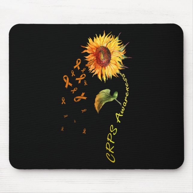 Crps Awareness Sunflower Tees  Mouse Pad (Front)