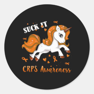 Crps Awareness Unicorn Classic Round Sticker