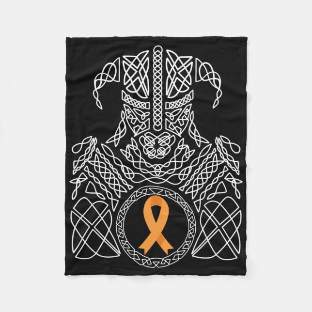 Crps Awareness Warrior - Ms Awareness Warrior  Fleece Blanket (Front)