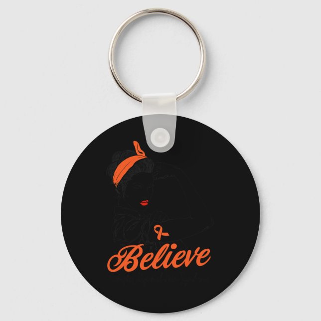 Crps Awareness Warrior Unbreakable Superhero  Key Ring (Front)