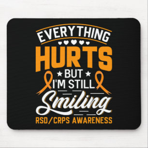 CRPS Complex Regional Pain Syndrome Awareness Nove Mouse Pad