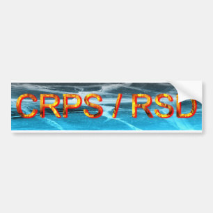 CRPS / RSD Fire & Ice Bumper Sticker