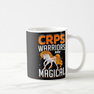 Crps Warrior Are Magical Unicorn Orange Ribbon Awa Coffee Mug