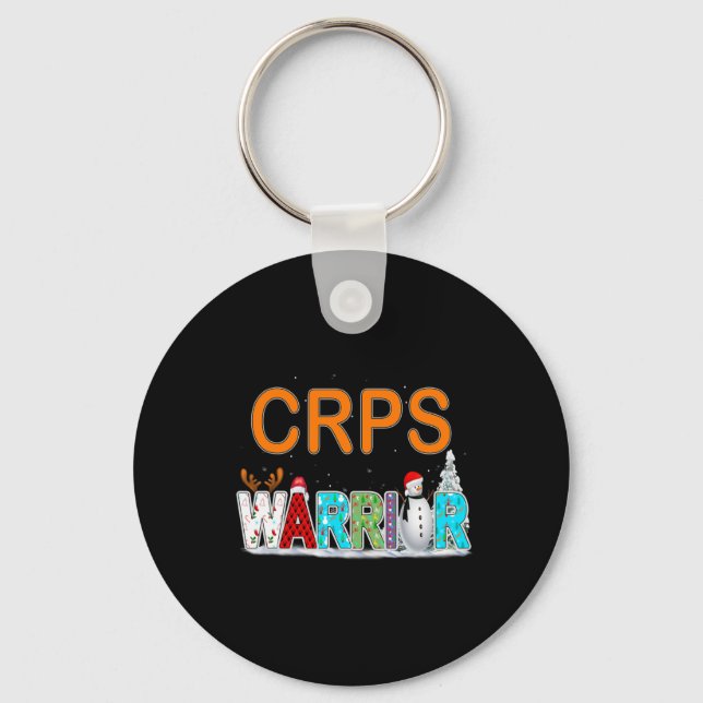 CRPS warrior Awareness  Key Ring (Front)