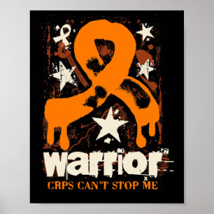 CRPS Warrior Complex Regional Pain Syndrome Awaren Poster