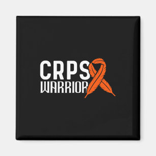 Crps Warrior Orange Ribbon - Crps Awareness Magnet