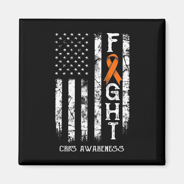 Crps Warrior Us Flag Rsd Crps Awareness  Magnet (Front)