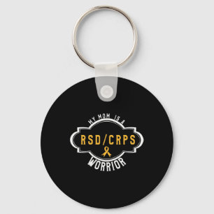 Crpsrsd Awareness Orange Ribbon Tee Gift For Mum Key Ring