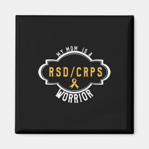 Crpsrsd Awareness Orange Ribbon Tee Gift For Mum Magnet