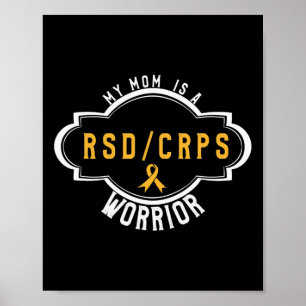 Crpsrsd Awareness Orange Ribbon Tee Gift For Mum Poster