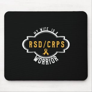 Crpsrsd Awareness Orange Ribbon Tee Gift For Wife Mouse Pad