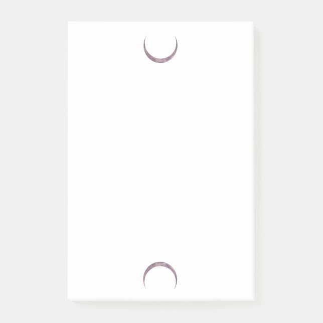Crsecent Moon Post-It Notes (Front)